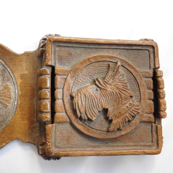 Syroco Terrier Cigarette Holder Tray Vintage - Picture 3 of 6